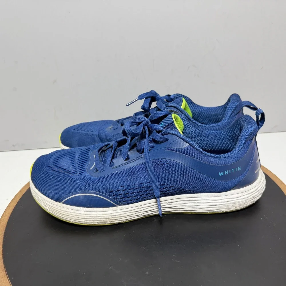 Whitin Running Shoes Men 12 Wide Toe Box Athletic Sneakers Blue Athleisure Core